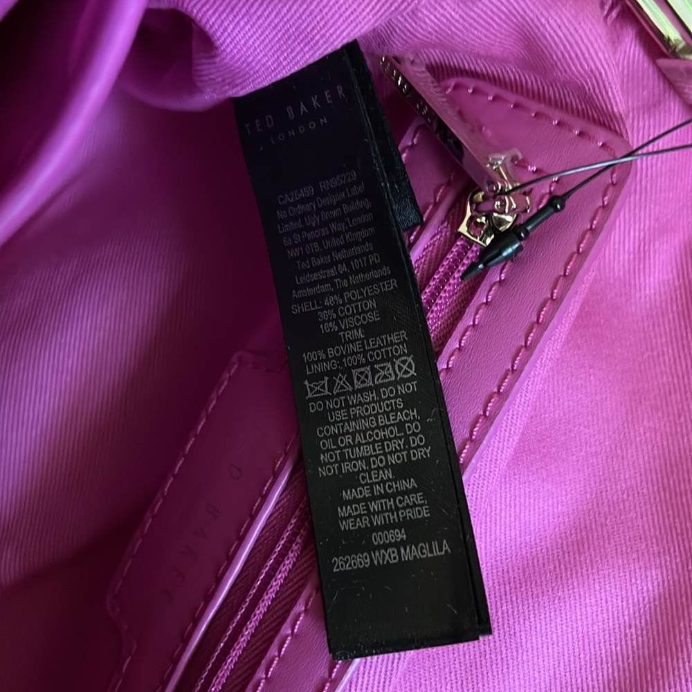 Ted Baker Maglila Knitted Crochet CrossBody Bag. - Picture 14 of 16